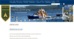 Desktop Screenshot of campinglabaie.com